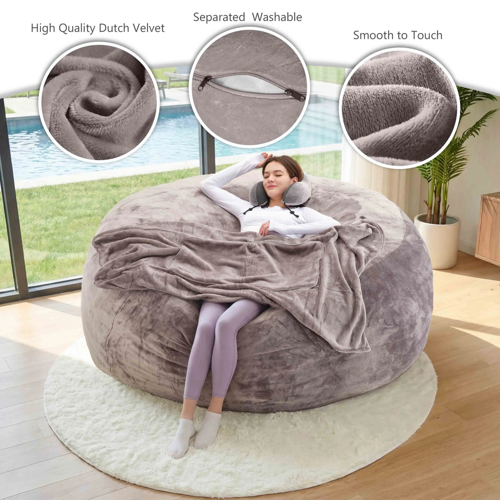 7FT Giant Bean Bag Chair
