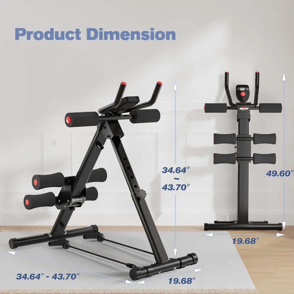 RELIFESPORTS Foldable Ab Machine