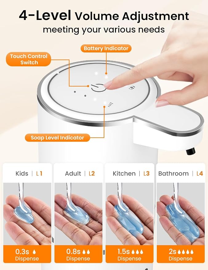 DONASIRA Touchless Soap Dispenser — 380 ml