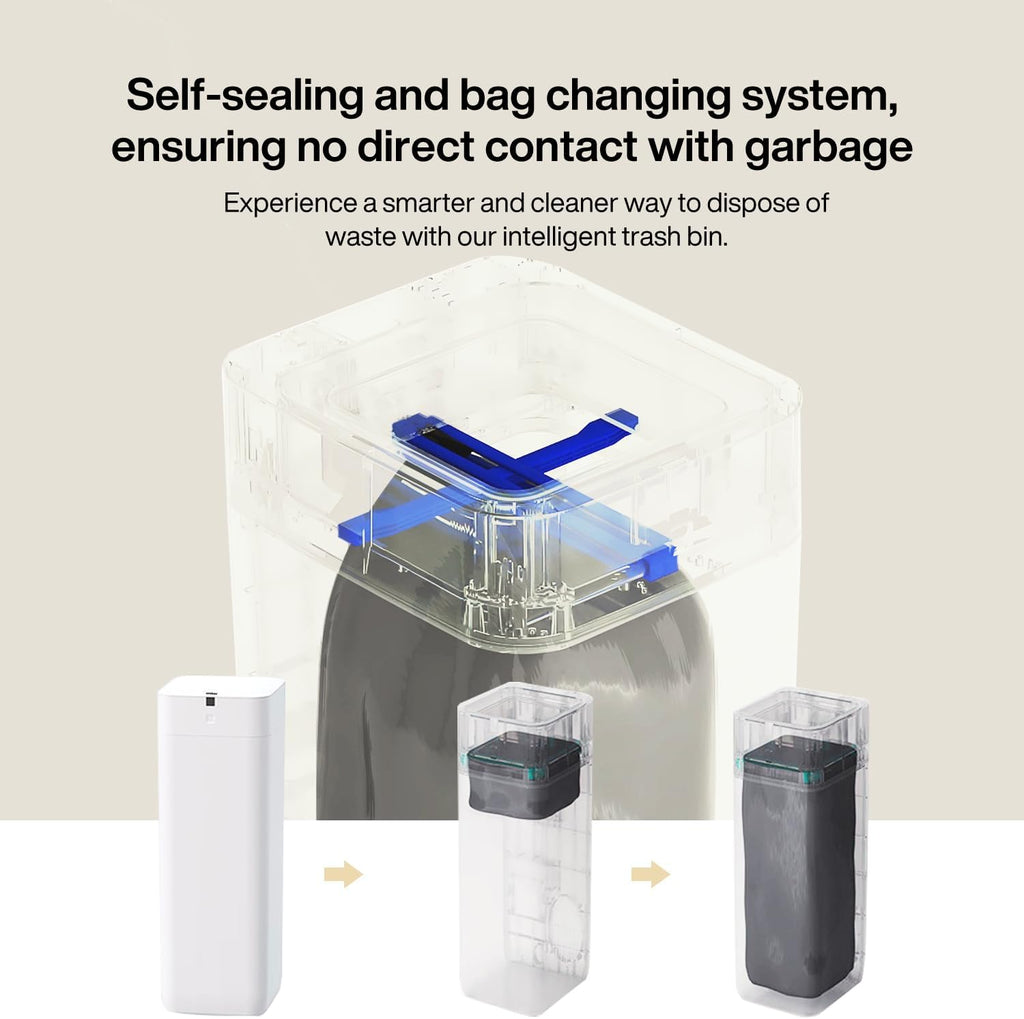 Airdeer L2 Smart Trash Can — 8 Gallon, White