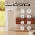 Airdeer L2 Smart Trash Can — 8 Gallon, White