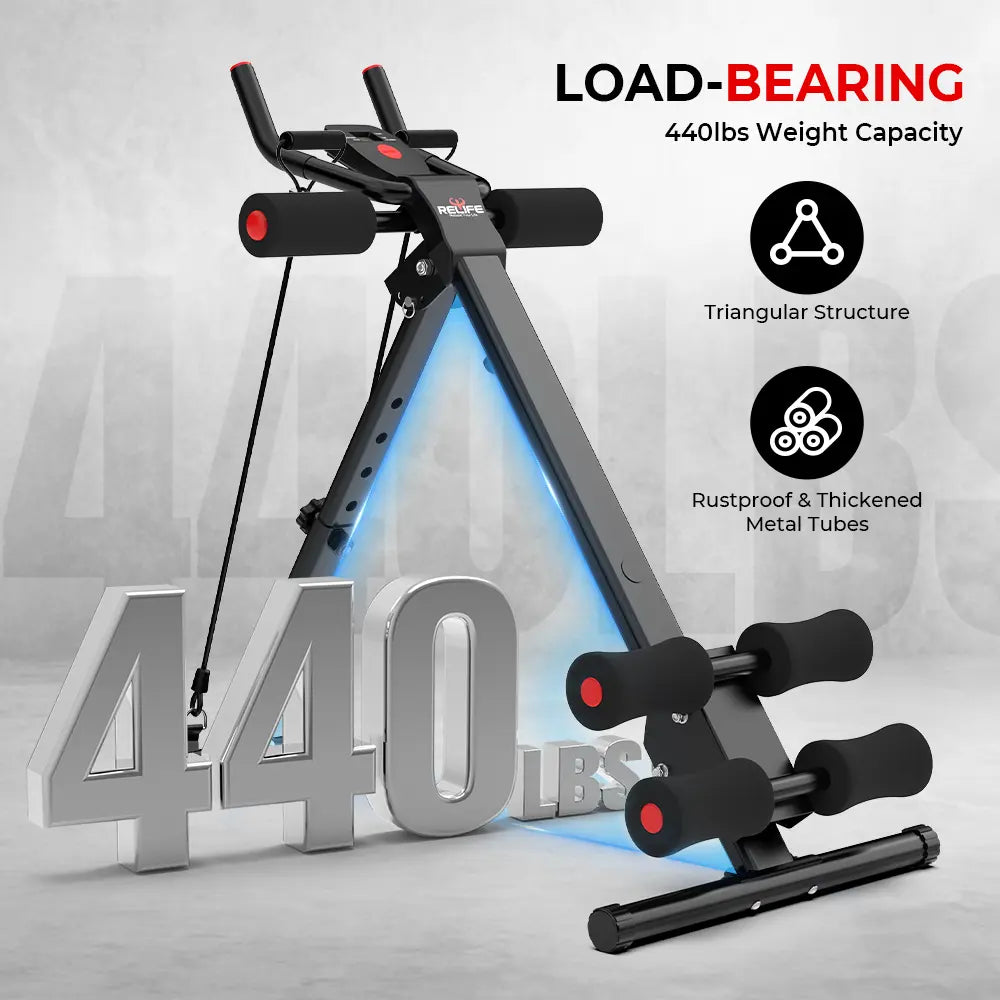 RELIFESPORTS Foldable Ab Machine