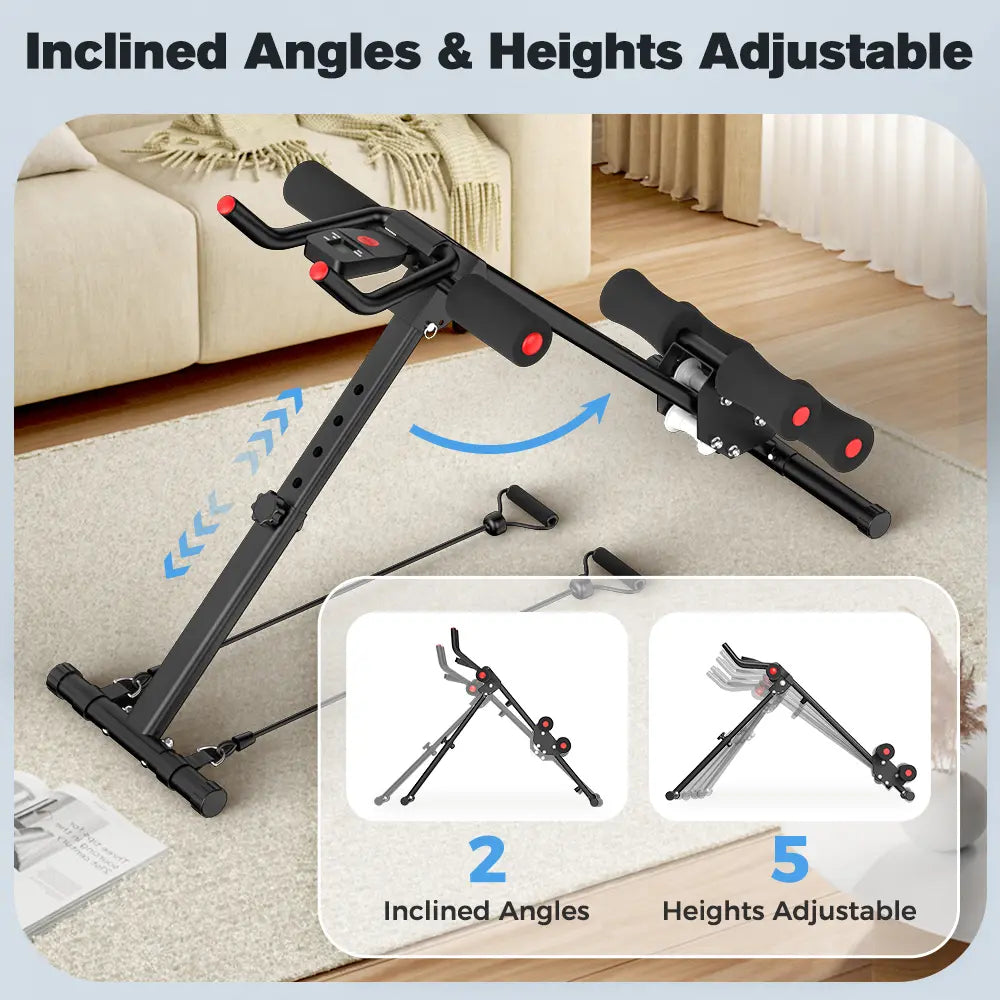 RELIFESPORTS Foldable Ab Machine