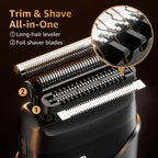 Mbzoey Compact Wet & Dry Foil Shaver