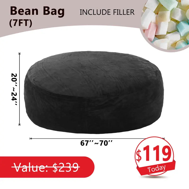 7FT Giant Bean Bag Chair