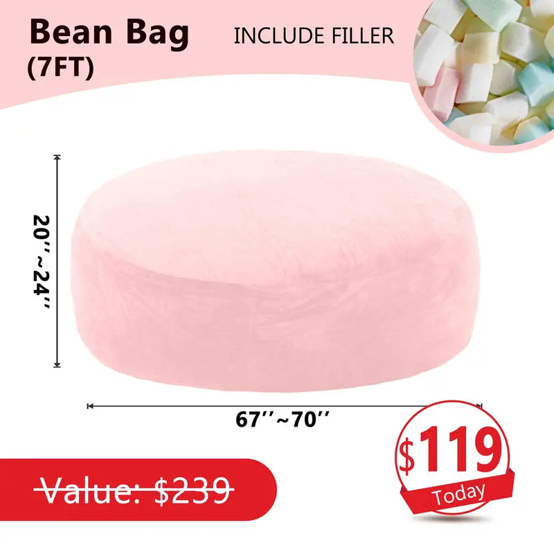 7FT Giant Bean Bag Chair