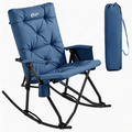 Portal Outdoors Rocking Camping Chair, Blue Soft Pad
